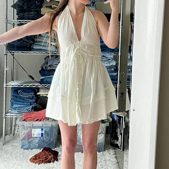 Free People Sail Away Halter Mini Dress - Picture 9 of 11